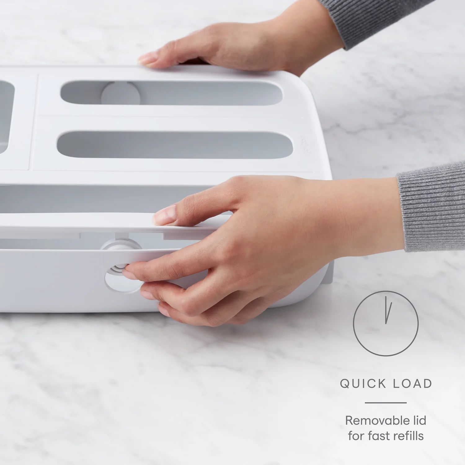 Food Bag Dispenser, 3 Slot